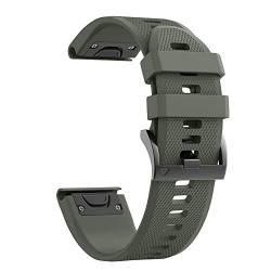 KAVJU 22 x 26 mm Smartwatch-Sport-Silikonarmbänder für Garmin Fenix 7X 7 5 5X Plus 6 6X Pro 3HR Enduro Quickfit Uhrenarmband Correa, 26 mm, Achat von KAVJU