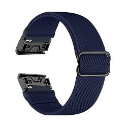 KAVJU 26 mm Schlaufen-Nylon-Armband für Garmin Enduro/TACTIX DELTA Uhrenarmband für Garmin Descent MK1 MK2i MK2 Armband, Large, Achat von KAVJU