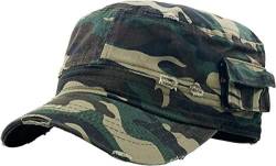 Cadet Army Cap Basic Everyday Military Style Hat (Jetzt mit STASH Pocket Version erhältlich) - - Large von KBETHOS