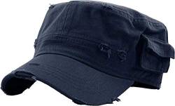 Cadet Army Cap Basic Everyday Military Style Hat (Jetzt mit STASH Pocket Version erhältlich) - - Medium von KBETHOS