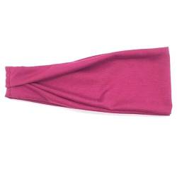 Frauen Stirnband Einfarbig Breiter Turban Twist Gestrickte Baumwolle Sport Yoga Haarband Verdreht Geknotet Headwrap Winter Haar Zubehör (Color : 6) von KCHYCV