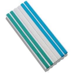 Sport-elastisches Stirnband, weiches Baseball-Gummi-Kunststoff-Silikon-Haarband, Kopfgel for Haare (Color : Green White Blue) von KCHYCV