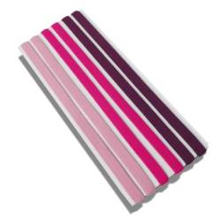 Sport-elastisches Stirnband, weiches Baseball-Gummi-Kunststoff-Silikon-Haarband, Kopfgel for Haare (Color : Pink Hot Pink Purple) von KCHYCV