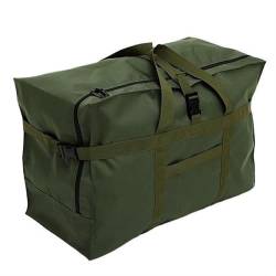 wasserdichte, Faltbare Reisetasche, Herren-Gepäcktasche mit großem Fassungsvermögen, tragbarer Luftfahrt-Rucksack for Herren und Damen, tragbare Reisetasche (Color : Army Green) von KCHYCV