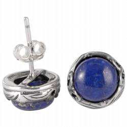 925 Sterling Silber Ohrringe, Lapis Lazuli, Kleine und Personalisierte Ohrringe, KEDDJI, Ohrstecker von KEDDJI