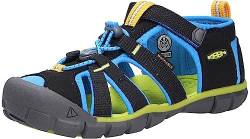 KEEN, Unisex Kinder Seacamp 2 CNX Sandalen , Black Brilliant Blue , 29 EU von KEEN