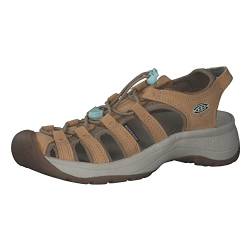 KEEN Damen Astoria West Geschlossene Zehe Sandalen, Doe/Blue Glass-Leder, 37 EU von KEEN