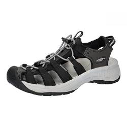 KEEN Damen Astoria West Sandalen, Black Grey, 37.5 EU von KEEN