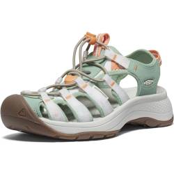 KEEN Damen Astoria West Sandalen, Terrazzo/Granite Green, 37.5 EU von KEEN