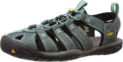 KEEN Damen Clearwater CNX Sandalen, Mineral Blue/Yellow Leder, 38 EU von KEEN