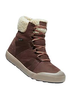 KEEN Damen Elle Winter Boot Waterproof Schneestiefel, Chestnut/Red Clay, 38.5 EU von KEEN