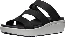 KEEN Damen Ellecity Slide Sandalen, Black/Drizzle, 40 EU von KEEN