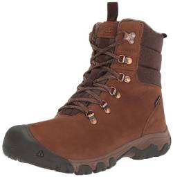 KEEN Damen Greta Boot Waterproof Schneestiefel, Bison/Java, 39 EU von KEEN