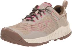 KEEN Damen-Nxis Evo Niedrige Höhe Wasserdicht Schnelle Verpackung Wanderschuhe, Plaza Taupe/Ibis Rose, 38 EU von KEEN