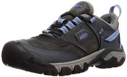 KEEN Damen Ridge Flex Low Height Waterproof Wanderschuh, Stahlgrau/Hortensie, 39 EU von KEEN