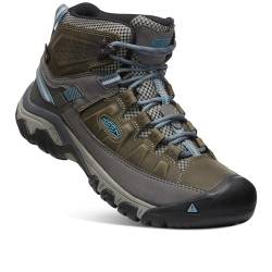 KEEN Damen Targhee 3 Mid Waterproof Wanderstiefel, Magnet/Atlantic Blue, 36 EU von KEEN