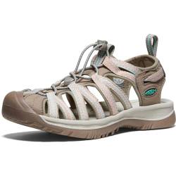 KEEN Damen Whisper Sandalen, Braun Taupe Coral, 37 EU von KEEN