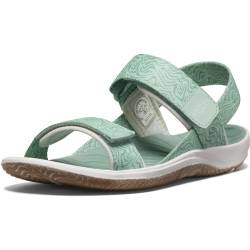 KEEN Elle Backstrap Slingback Sandalen, Lichen/Star White, 30 EU von KEEN