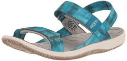 KEEN Elle Backstrap Slingback Sandalen, Sea Moss/Fjord Blue, 31 EU von KEEN