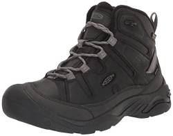 KEEN Herren Circadia Mid Heigh Polar Insulated Waterproof Wanderstiefel, Schwarz/Stahlgrau, 46 EU von KEEN