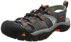 KEEN Herren Newport H2 Sandalen, Magnet/Nasturtium, 44.5 EU von KEEN