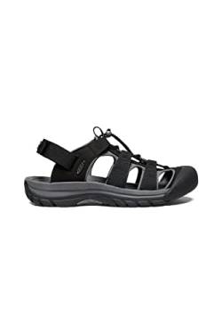 KEEN Herren Rapids H2 Sandalen, Black/Steel Grey, 46 EU von KEEN