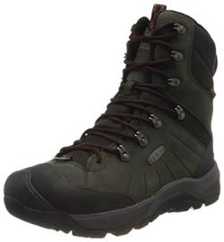 KEEN Herren Revel 4 High Polar Schneestiefel, Magnet/Red Carpet, 47.5 EU von KEEN