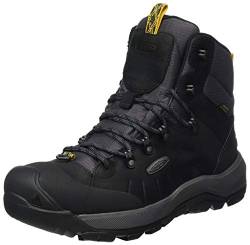 KEEN Herren Revel 4 Mid Polar Schneestiefel, Black/Magnet, 45 EU von KEEN