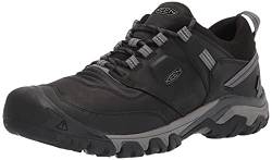 KEEN Herren Ridge Flex Waterproof Wanderstiefel, Black/Magnet, 44 EU von KEEN