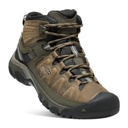 KEEN Herren Targhee 3 Mid Waterproof Wanderstiefel, Bungee Cord/Black, 43 EU von KEEN