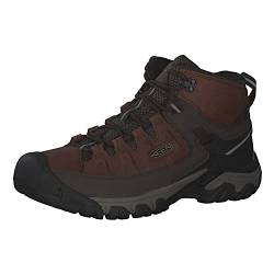 KEEN Herren Targhee 3 Mid Waterproof Wanderstiefel, Chestnut/Mulch, 44 EU von KEEN