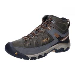 KEEN Herren Targhee 3 Mid Waterproof Wanderstiefel, Schwarzes Olive Goldbraun, 43 EU Weit von KEEN