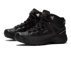 KEEN Herren Targhee 3 Mid Waterproof Wanderstiefel, Triple Black, 49 EU von KEEN