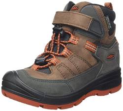 KEEN Redwood MID WP-Y Hiking Boot, Coffee Bean/Picante, 39 1/3 EU von KEEN