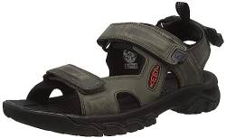 KEEN Targhee 3 Herren-Sportsandalen, offener Zehenbereich, Grau/Schwarz, Größe 42.5 EU von KEEN