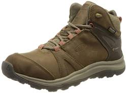 Keen Damen Terradora II Leather Mid WP Wanderstiefel, Braun (Brindle Redwood), 37.5 EU von KEEN