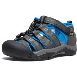 Keen Unisex Kinder Newport H2 Sandale, Grau (Magnet/Brilliant Blue), 25/26 EU von KEEN