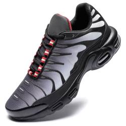 KEEZMZ Herren Laufschuhe Air Gepolsterte Schuhe Atmungsaktive Sneaker Anti-Rutsch Mode Wanderschuhe Tennisschuhe Sportschuhe von KEEZMZ