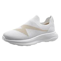 KEIZHUONIQIU Laufschuhe 46 Freizeit Sportschuhe 43 Schwarz Tennis Schuhe 36 Damen Sneaker Weiss Joggingschuhe Traillaufschuhe Bequeme Walkingschuhe Mit DäMpfung von KEIZHUONIQIU