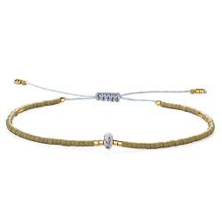 KELITCH Charme Armbänder für Damen Seed Perlen Freundschaft Armbänder Handgemachte Einstellbar Armband Armreif von KELITCH