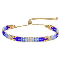 KELITCH Chic Böhmische Perlen Armbänder Miyuki Gemischte Farben Wickelarmband Handgeflochtener Armreif Für Damen von KELITCH