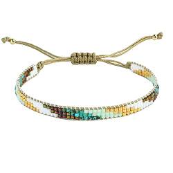 KELITCH Miyuki Böhmische Freundschaft Armbänder Bedeutungsvolle Perlen Armbänder Wrap Armreifen Schmuck Für Damen von KELITCH