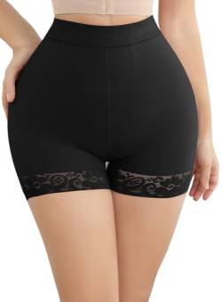 KELLYLEE Shapewear Shorts Bauchkontrolle Unterwäsche Fajas Colombianas Girdle für Frauen Hohe Taille Butt Lifting Panties, Schwarz, Medium von KELLYLEE