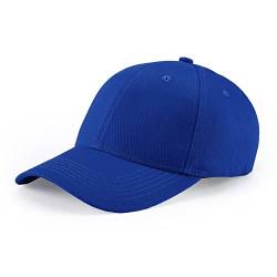 KELOYI Kappe Herren Cap Herren Basecap Damen Kappe Adjustable Baumwolle Baseball Outdoor Running Activity Kappen Royalblau von KELOYI