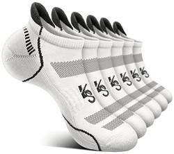 KEMISANT Sneaker Socken 6 Paare, Socken Herren Laufsocken Knöchelsocken Kurzsocken,Fußgewölbestütze Atmungsaktive Anti Schweiß(6Paare,35-38) von KEMISANT
