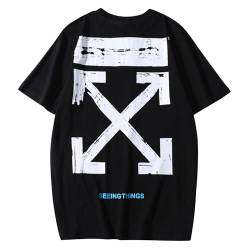 KENAIJING Herren T-Shirt, Unisex Basic Sommer Kurze Ärmel Street Style Casual Tops von KENAIJING