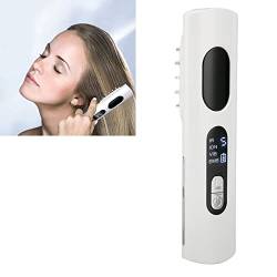 Elektrischer Haarwuchs Kamm, 12 Stück Leichte Chips 5 Zahnräder Vibrations-Kopfhaut-Applikator-Massage-Kamm von KENANLAN