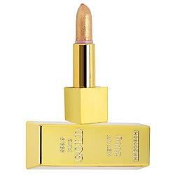 Funkelnder Lippenstift, Wasserfeste Langanhaltende Feuchtigkeitsspendende Glatte Lippen-Make-up-Kosmetik (Gold Lippenstift 1#Foreign Edition) von KENANLAN