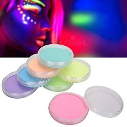 Körperbemalungspigment, 7 Fluoreszierende Farben 30 G DIY Körperbemalungspigment Party-Make-up Gesicht Körperbemalungspigment von KENANLAN