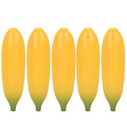 Leere Lippenstifttube, 5 Stück, Bananenform DIY Leere Lippenstifttube Lippenbalsam-Flaschenbehälter Innendurchmesser, 12.1mm von KENANLAN